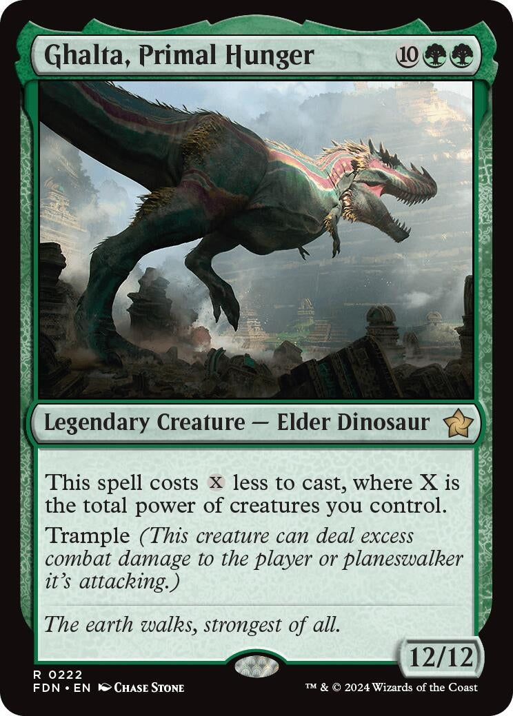 Image for Ghalta, Primal Hunger (222) - Magic: The Gathering