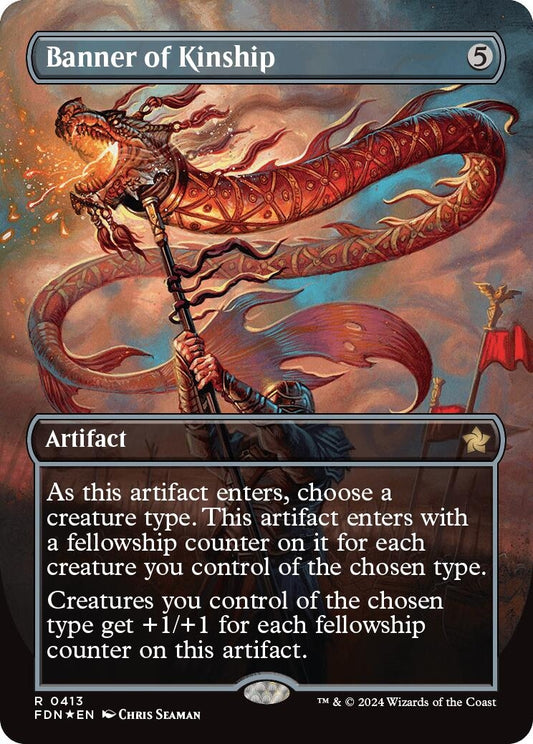 Image for Banner of Kinship (Borderless) (Mana Foil) (413) - Magic: The Gathering