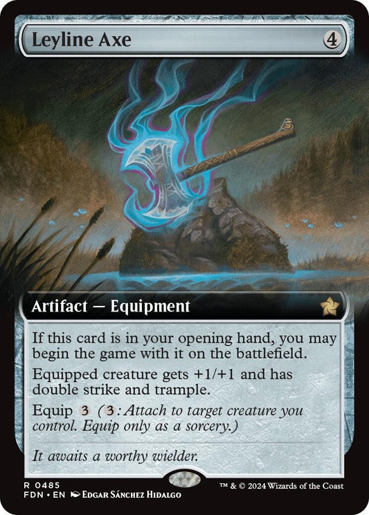 Image for Leyline Axe (Extended Art) (485) - Magic: The Gathering