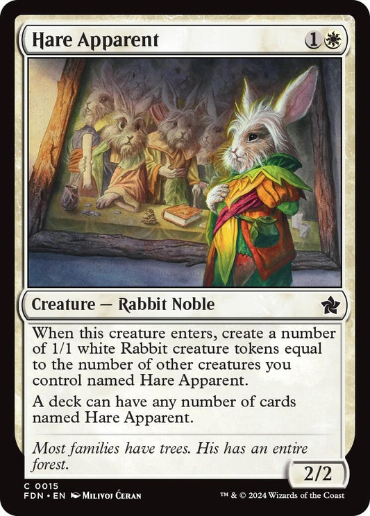 Image for Hare Apparent (15) - Magic: The Gathering