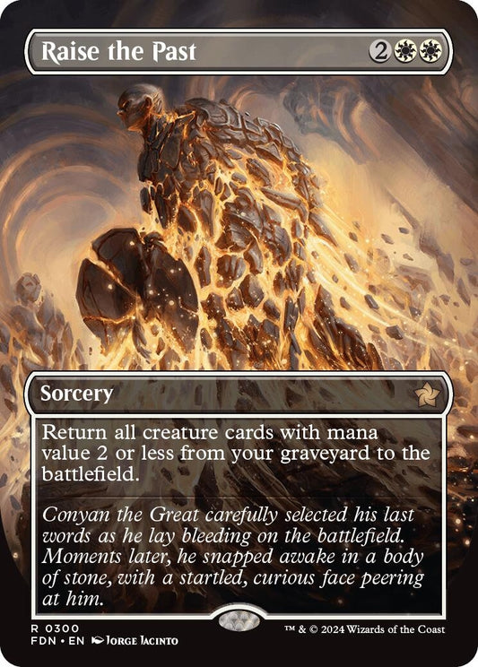 Image for Raise the Past (Borderless) (300) - Magic: The Gathering