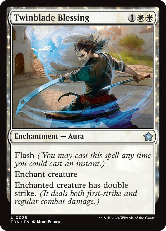 Image for Twinblade Blessing (26) - Magic: The Gathering