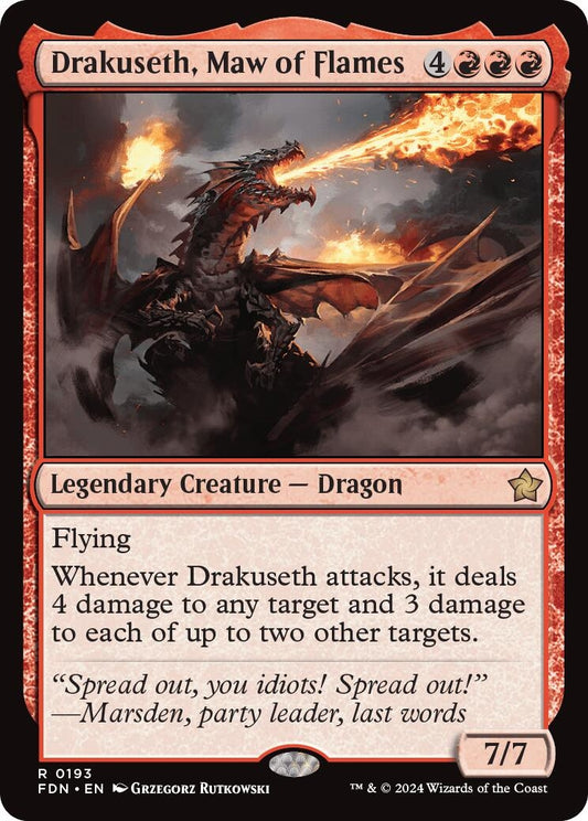 Image for Drakuseth, Maw of Flames (193) - Magic: The Gathering