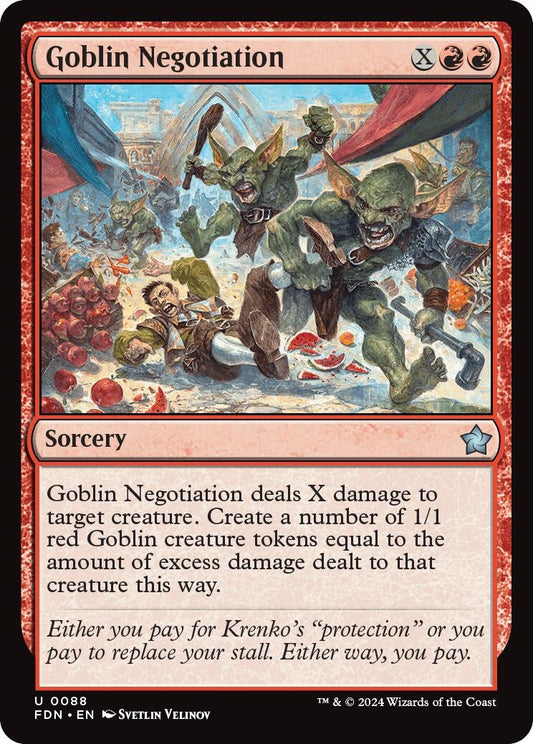 Image for Goblin Negotiation (88) - Magic: The Gathering