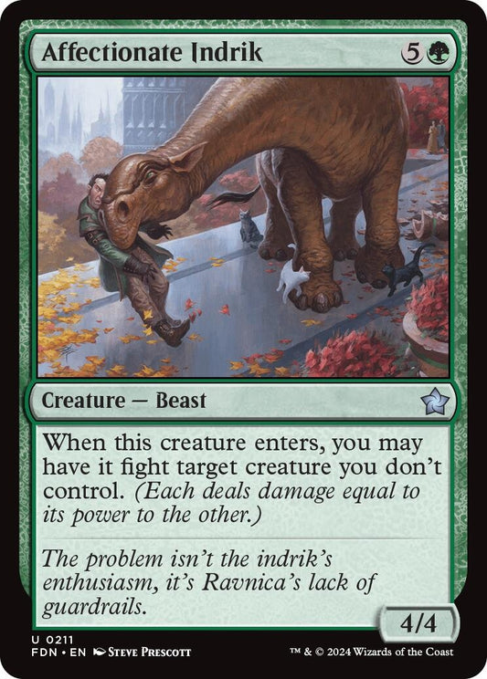 Image for Affectionate Indrik (211) - Magic: The Gathering
