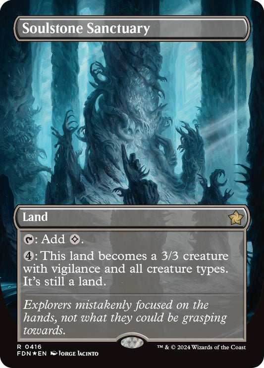 Image for Soulstone Sanctuary (Borderless) (Mana Foil) (416) - Magic: The Gathering