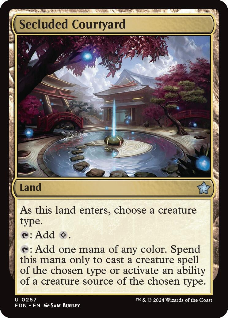 Image for Secluded Courtyard (267) - Magic: The Gathering