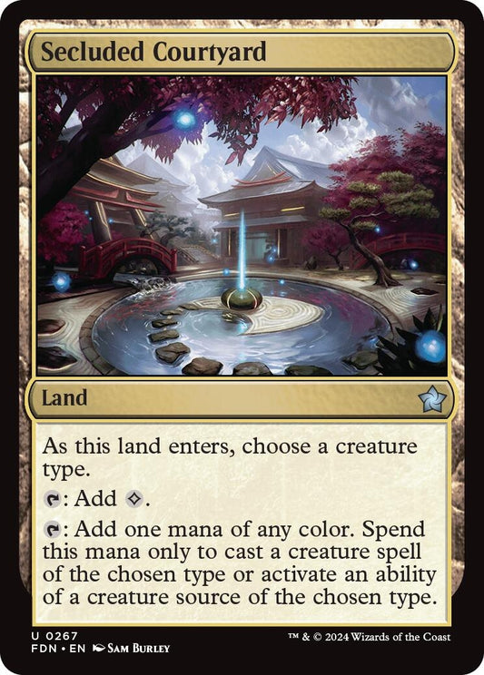 Image for Secluded Courtyard (267) - Magic: The Gathering