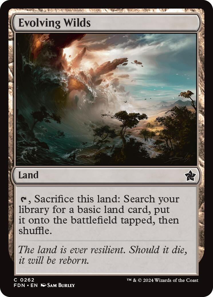 Image for Evolving Wilds (262) - Magic: The Gathering