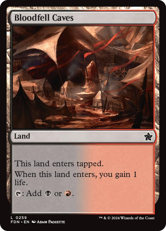 Image for Bloodfell Caves (259) - Magic: The Gathering