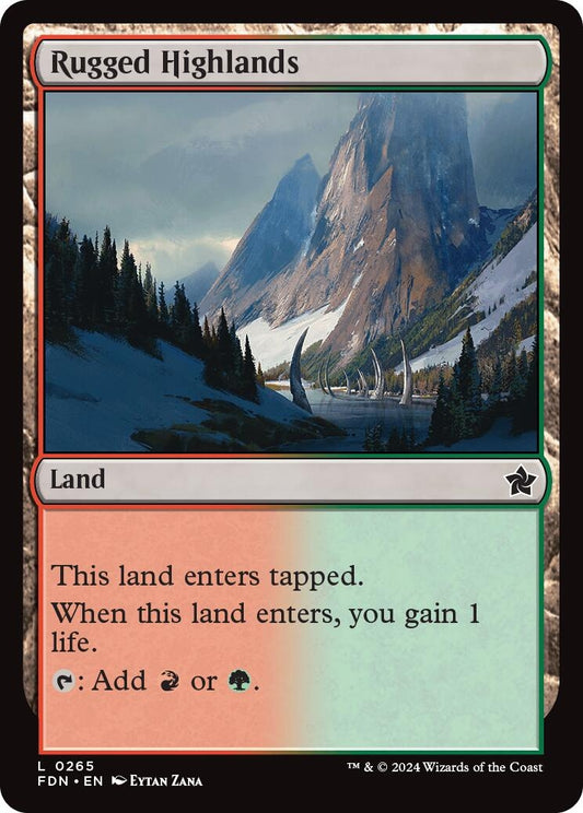 Image for Rugged Highlands (265) - Magic: The Gathering