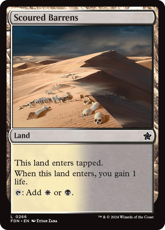 Image for Scoured Barrens (266) - Magic: The Gathering