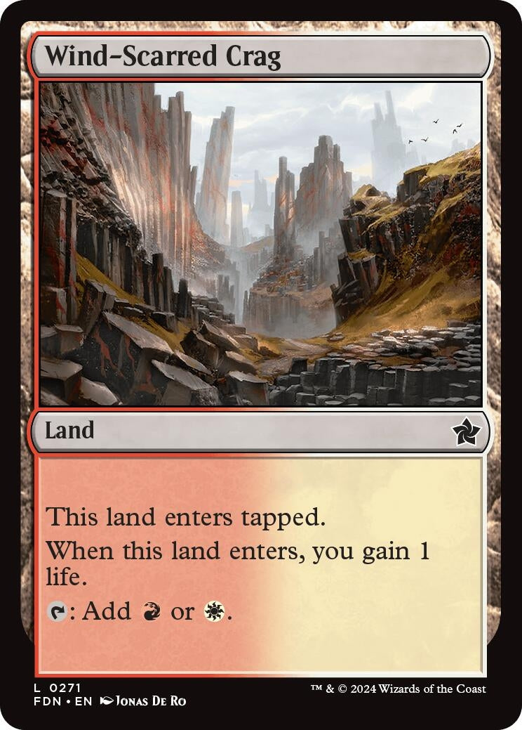 Image for Wind-Scarred Crag (271) - Magic: The Gathering