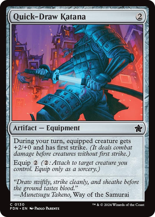 Image for Quick-Draw Katana (130) - Magic: The Gathering