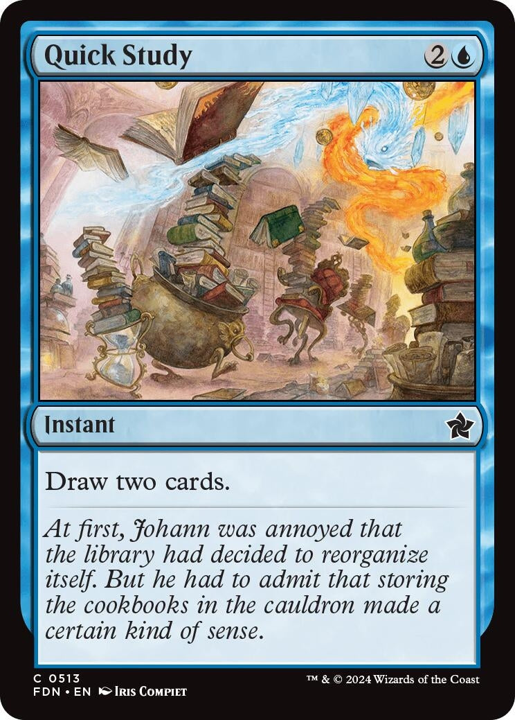 Image for Quick Study (513) - Magic: The Gathering