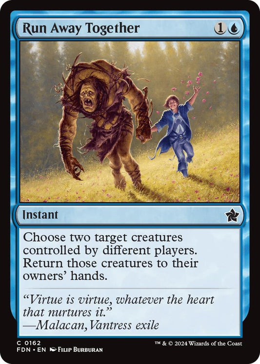 Image for Run Away Together (162) - Magic: The Gathering