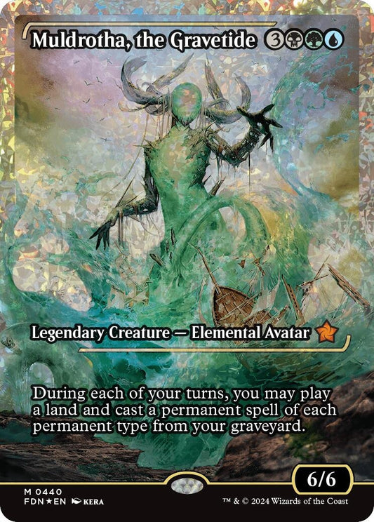 Image for Muldrotha, the Gravetide (Showcase) (Fracture Foil) (440) - Magic: The Gathering