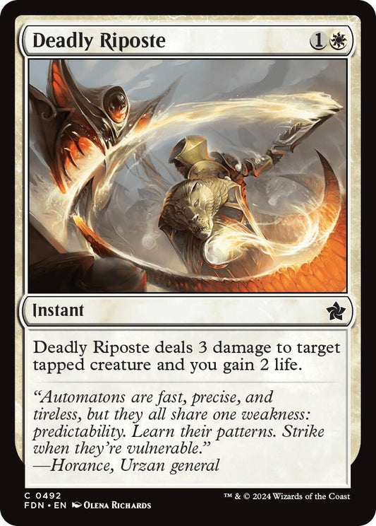 Image for Deadly Riposte (492) - Magic: The Gathering