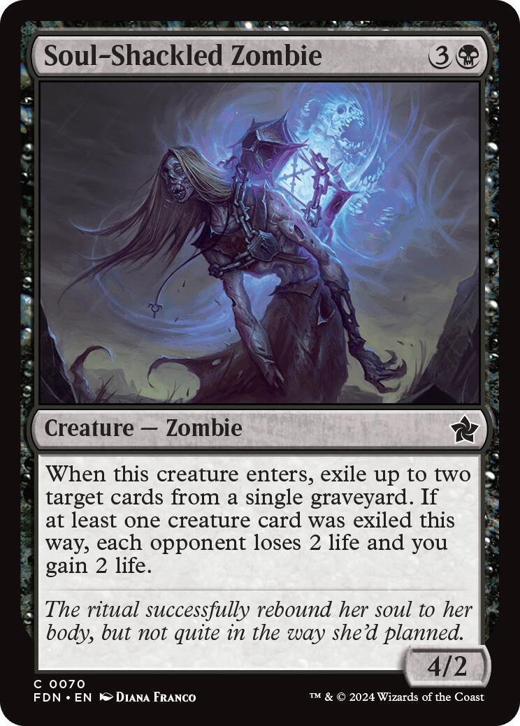Image for Soul-Shackled Zombie (70) - Magic: The Gathering