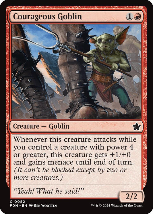 Image for Courageous Goblin (82) - Magic: The Gathering