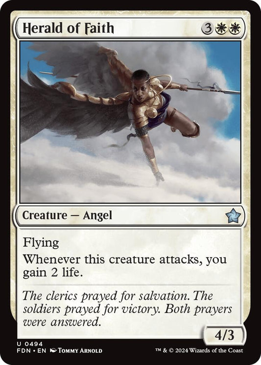Image for Herald of Faith (494) - Magic: The Gathering