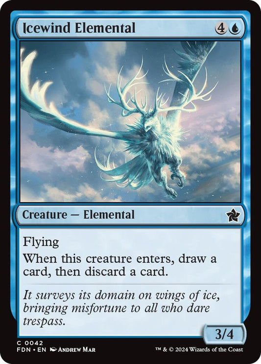 Image for Icewind Elemental (42) - Magic: The Gathering