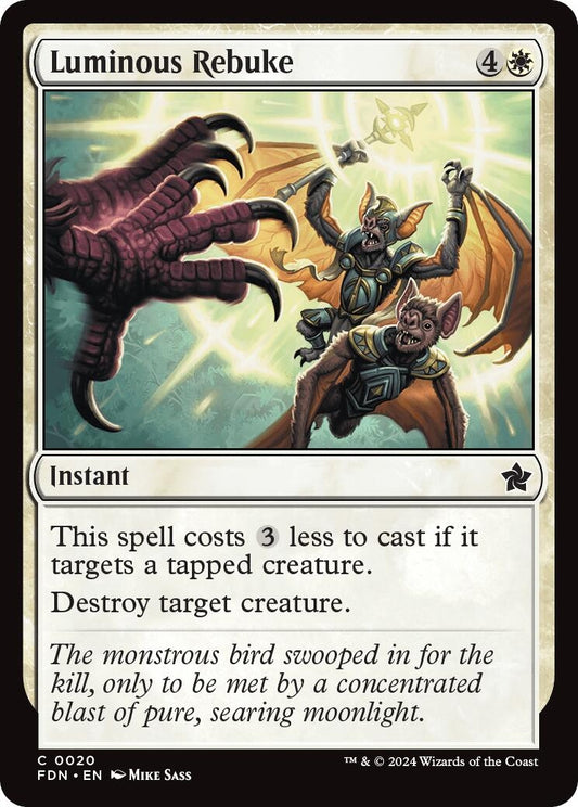 Image for Luminous Rebuke (20) - Magic: The Gathering