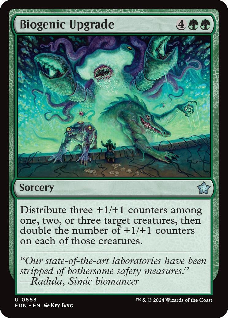 Image for Biogenic Upgrade (553) - Magic: The Gathering