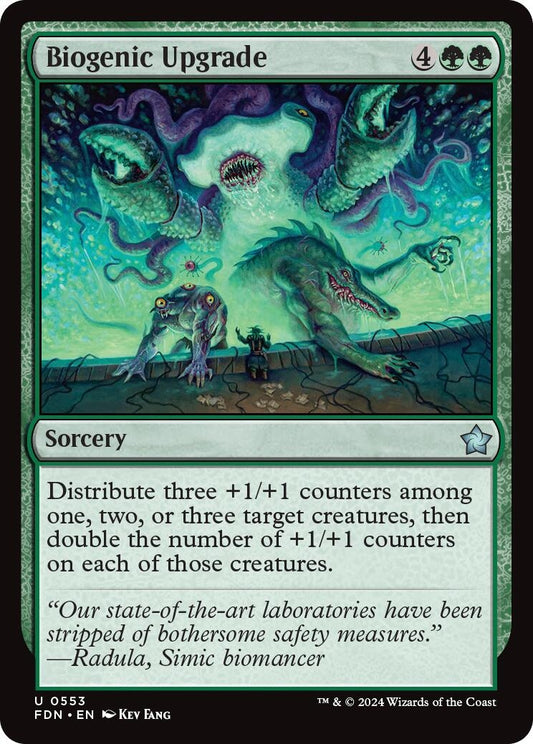 Image for Biogenic Upgrade (553) - Magic: The Gathering