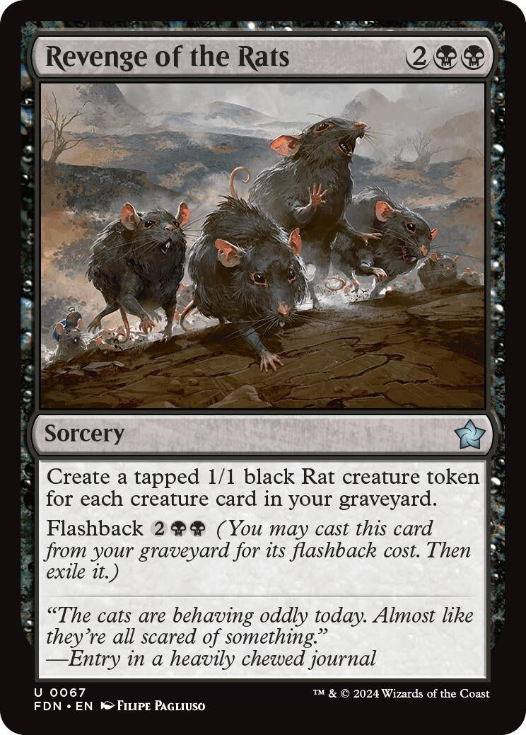 Image for Revenge of the Rats (67) - Magic: The Gathering