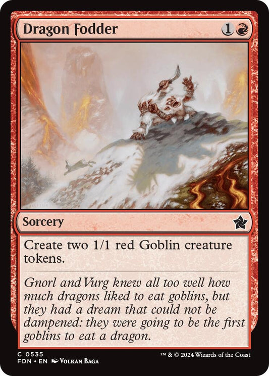 Image for Dragon Fodder (535) - Magic: The Gathering