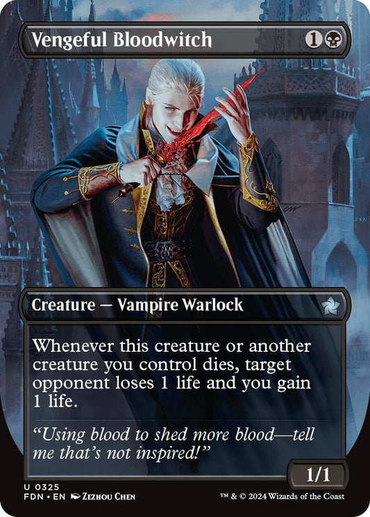 Image for Vengeful Bloodwitch (Borderless) (325) - Magic: The Gathering