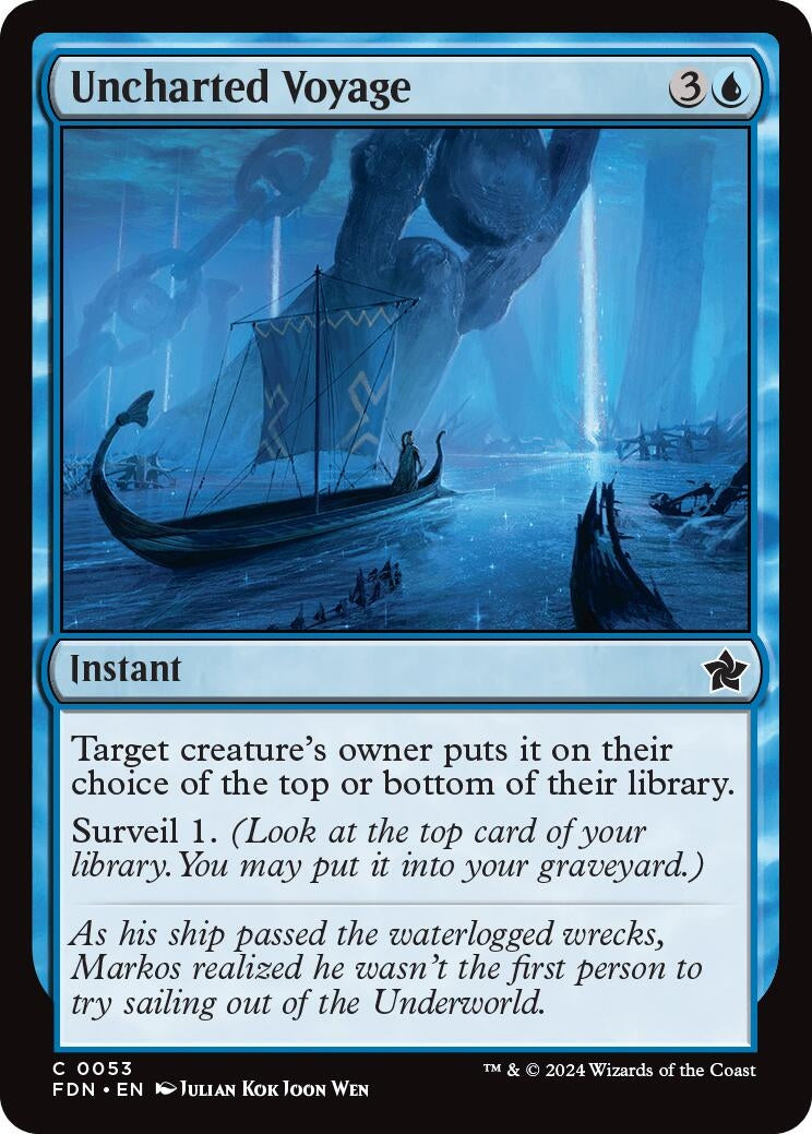 Image for Uncharted Voyage (53) - Magic: The Gathering