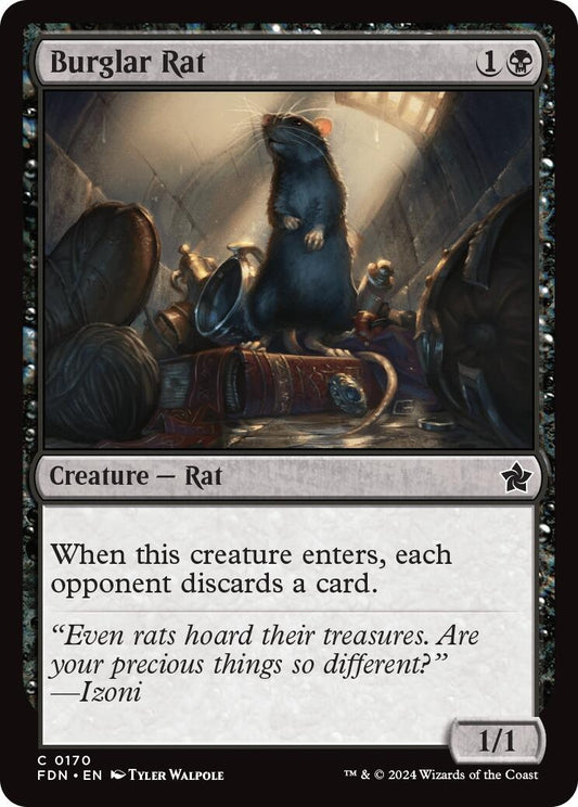 Image for Burglar Rat (170) - Magic: The Gathering