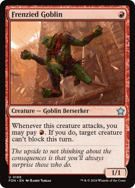 Image for Frenzied Goblin (199) - Magic: The Gathering