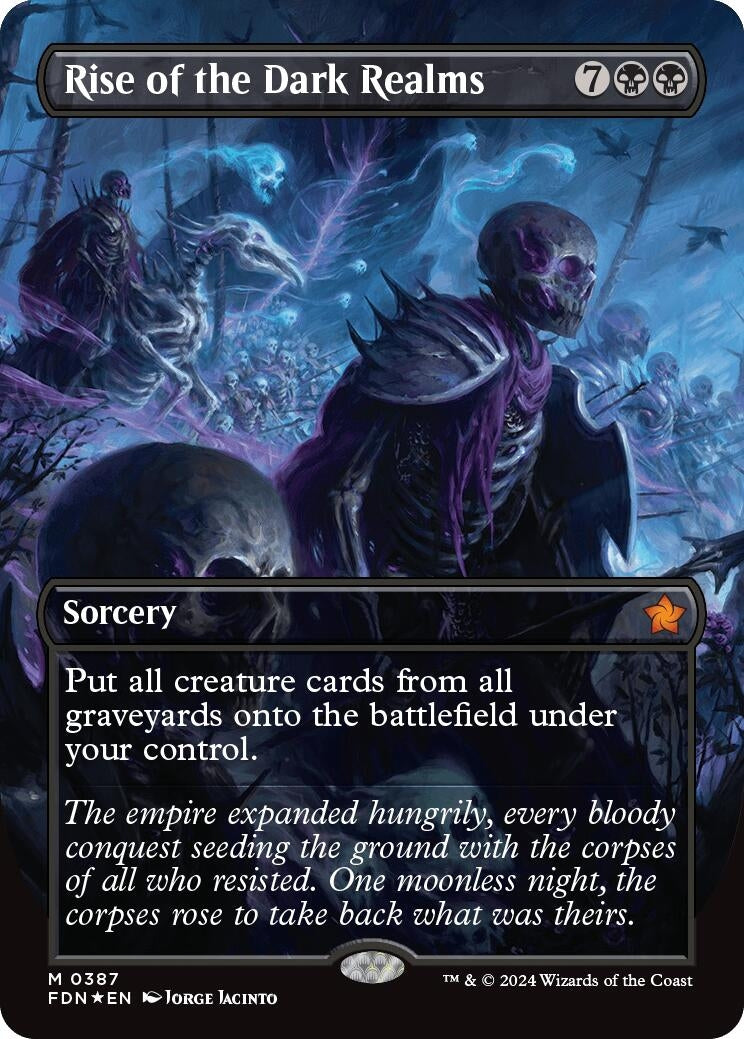 Image for Rise of the Dark Realms (Borderless) (Mana Foil) (387) - Magic: The Gathering