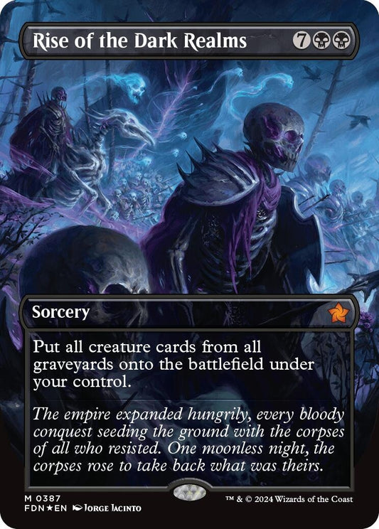 Image for Rise of the Dark Realms (Borderless) (Mana Foil) (387) - Magic: The Gathering