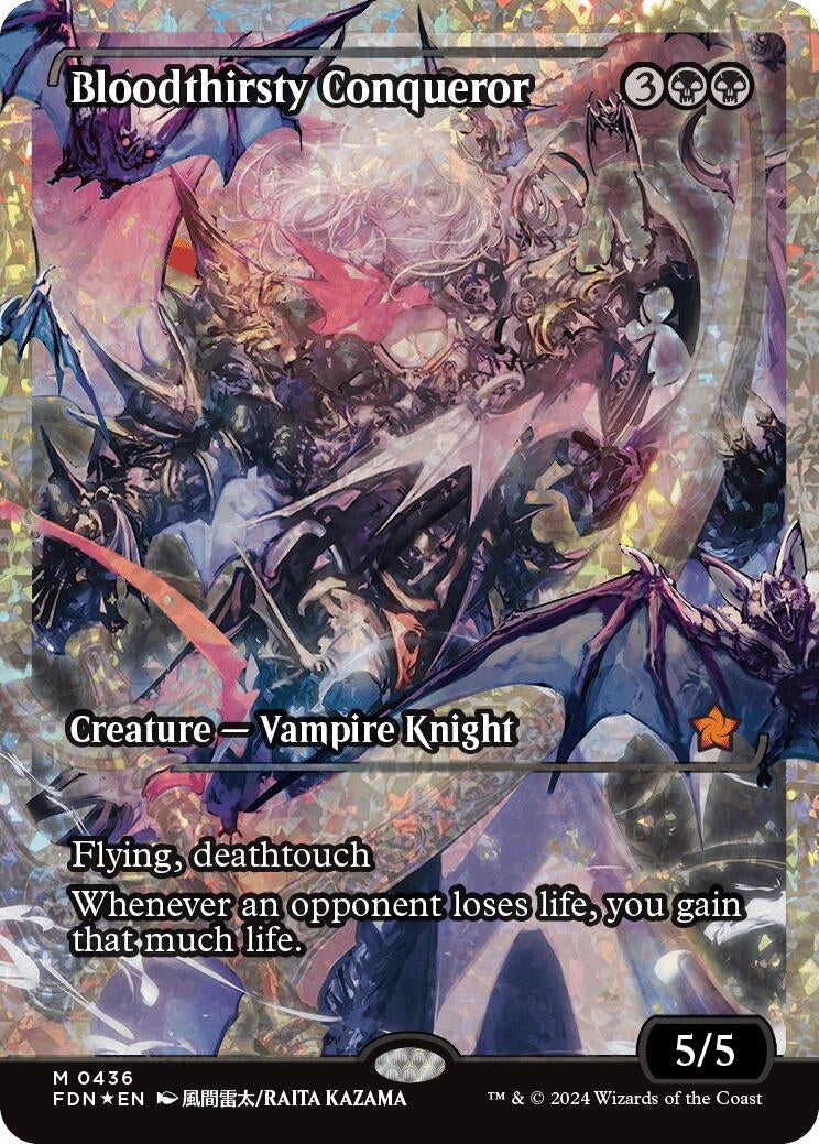 Image for Bloodthirsty Conqueror (Showcase) (Fracture Foil) (436) - Magic: The Gathering