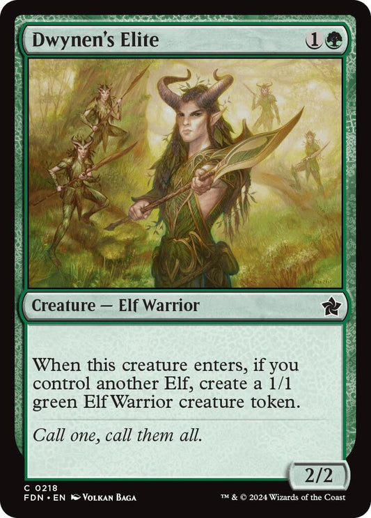 Image for Dwynen's Elite (218) - Magic: The Gathering