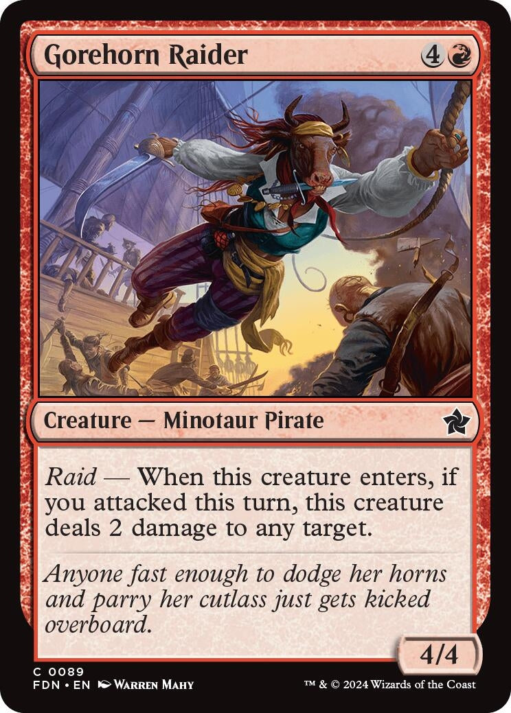 Image for Gorehorn Raider (89) - Magic: The Gathering