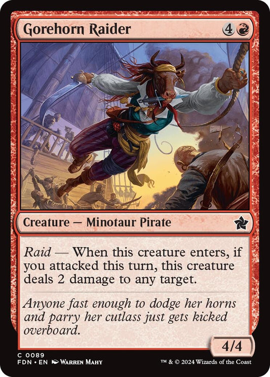 Image for Gorehorn Raider (89) - Magic: The Gathering