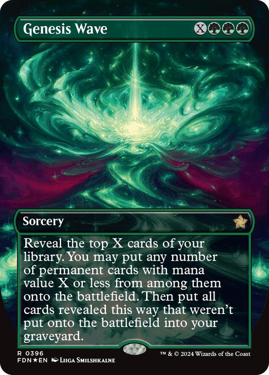 Image for Genesis Wave (Borderless) (Mana Foil) (396) - Magic: The Gathering