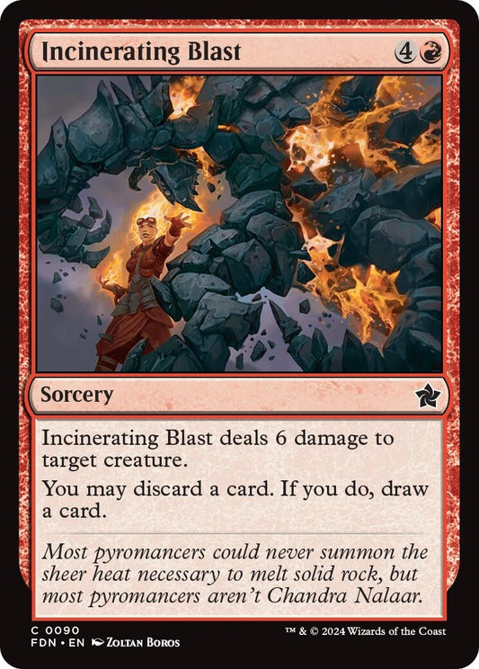 Image for Incinerating Blast (90) - Magic: The Gathering