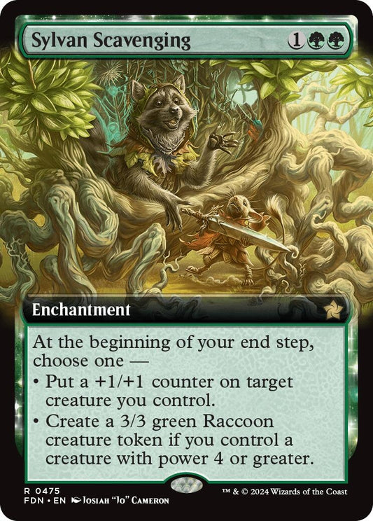Image for Sylvan Scavenging (Extended Art) (475) - Magic: The Gathering
