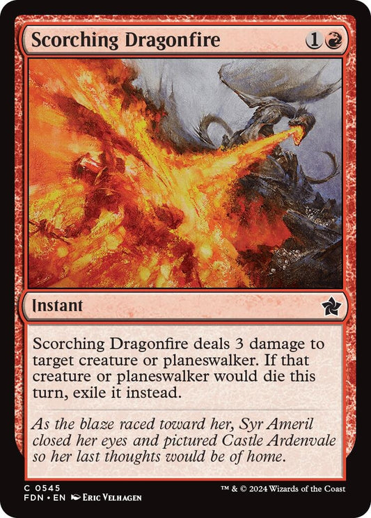 Image for Scorching Dragonfire (545) - Magic: The Gathering
