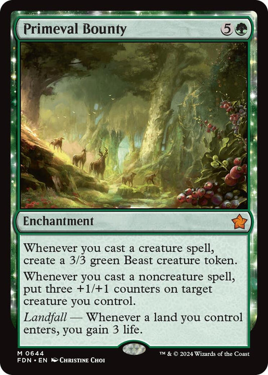 Image for Primeval Bounty (644) - Magic: The Gathering