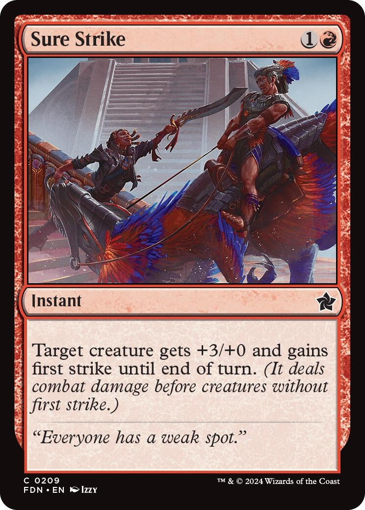 Image for Sure Strike (209) - Magic: The Gathering