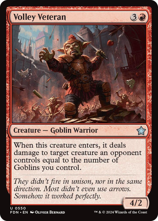 Image for Volley Veteran (550) - Magic: The Gathering