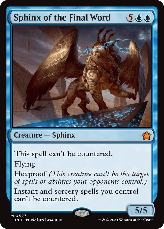 Image for Sphinx of the Final Word (597) - Magic: The Gathering