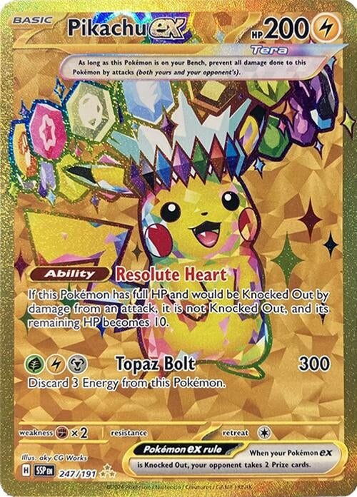 Image for Pikachu ex (247/191) - Pokemon